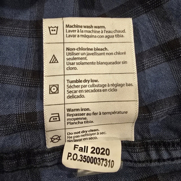 Carhartt Shirt Men’s 2XL Original Fit Long Sleeve Blue Plaid. - Picture 9 of 11